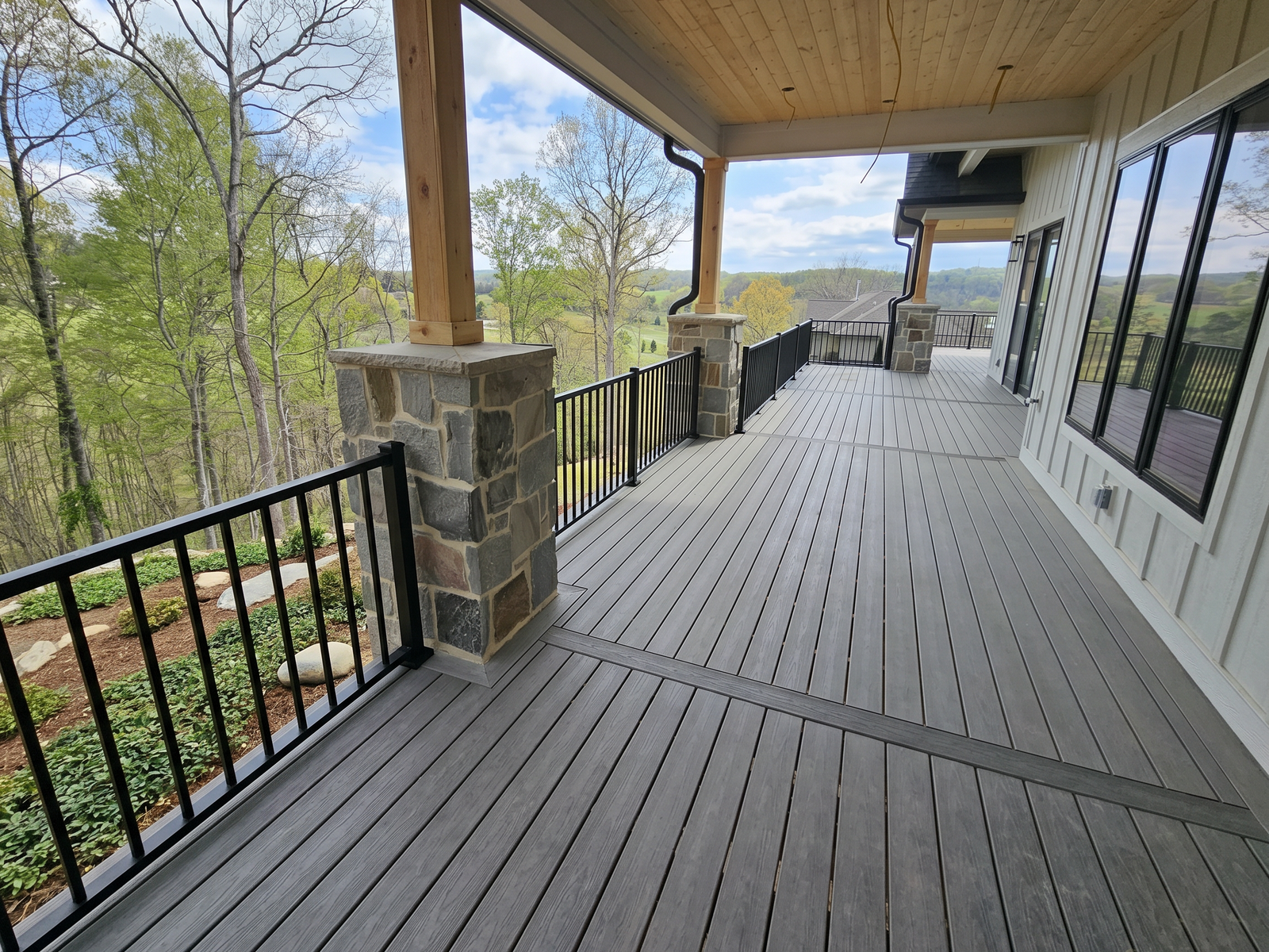 Trex deck installation in East Tennessee