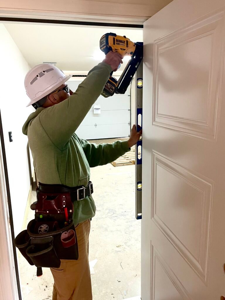 I & G Construction Services working on decks and siding in East Tennessee.